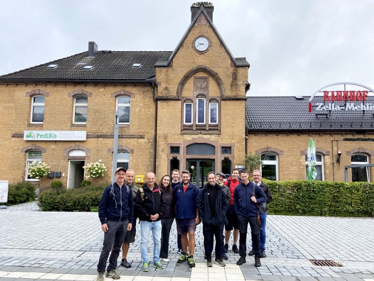 Gruppenfoto DB Station u. Service und Bürgermeister Zella-Mehlis