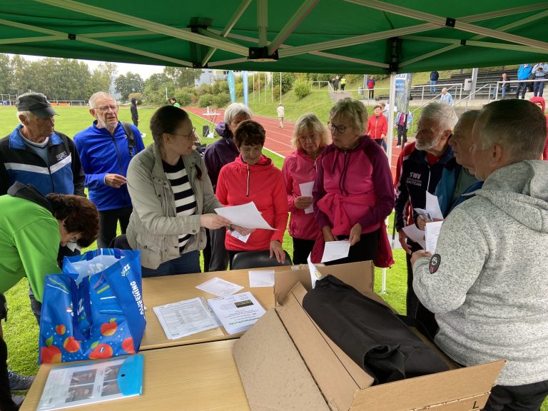 Ausgabe Sportstationen