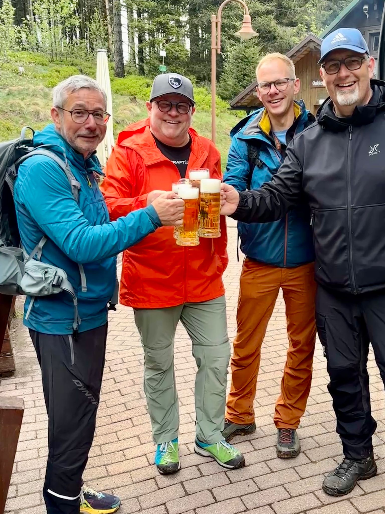 Pause an der Suhler Hütte