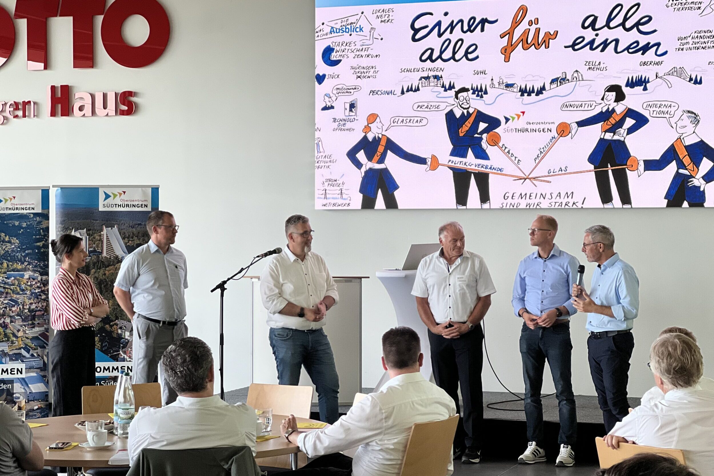 Die Bürgermeister der 4 KAG- Städte stellen sich den Fragen der Besucher