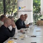 Pierre Döring, Verlagsleiter Freies Wort und Südthüringer Zeitung bei Suhler Verlagsgesellschaft mbH & Co. KG, gibt Einblicke in die Geschichte des Objektes.